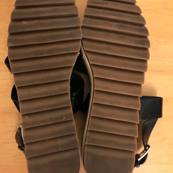 ZARA TRAFALUT woman’s platform sandals - Picture 3 of 7